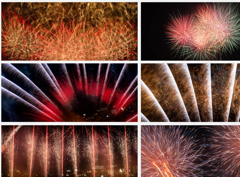 B’z ULTRA FIREWORKS の実績スライド